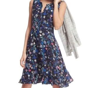Rebecca Taylor Floral Silk Fit & Flare Dress | Sleeveless | Women’s Size 10